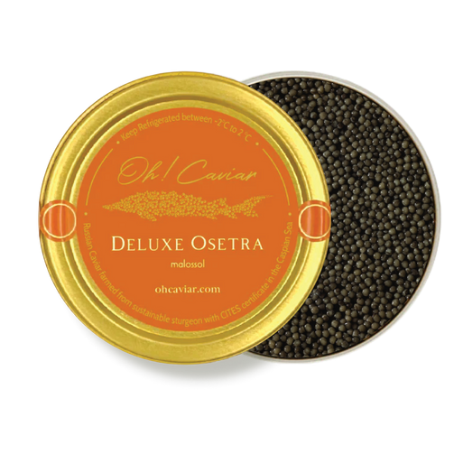 Deluxe Osetra Caviar in Hong Kong - Authentic Russian Caviar 正宗俄羅斯魚子醬 香港免運 | Oh! Caviar