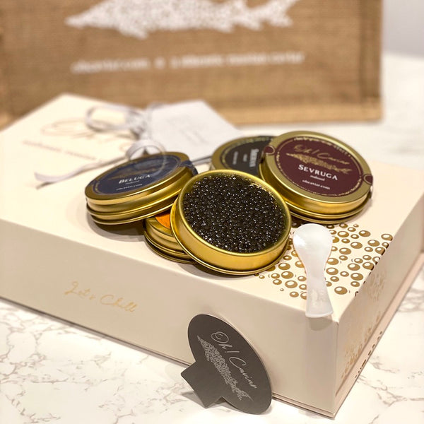 Introducing our NEW Oh!-you-can-Taste Caviar Set