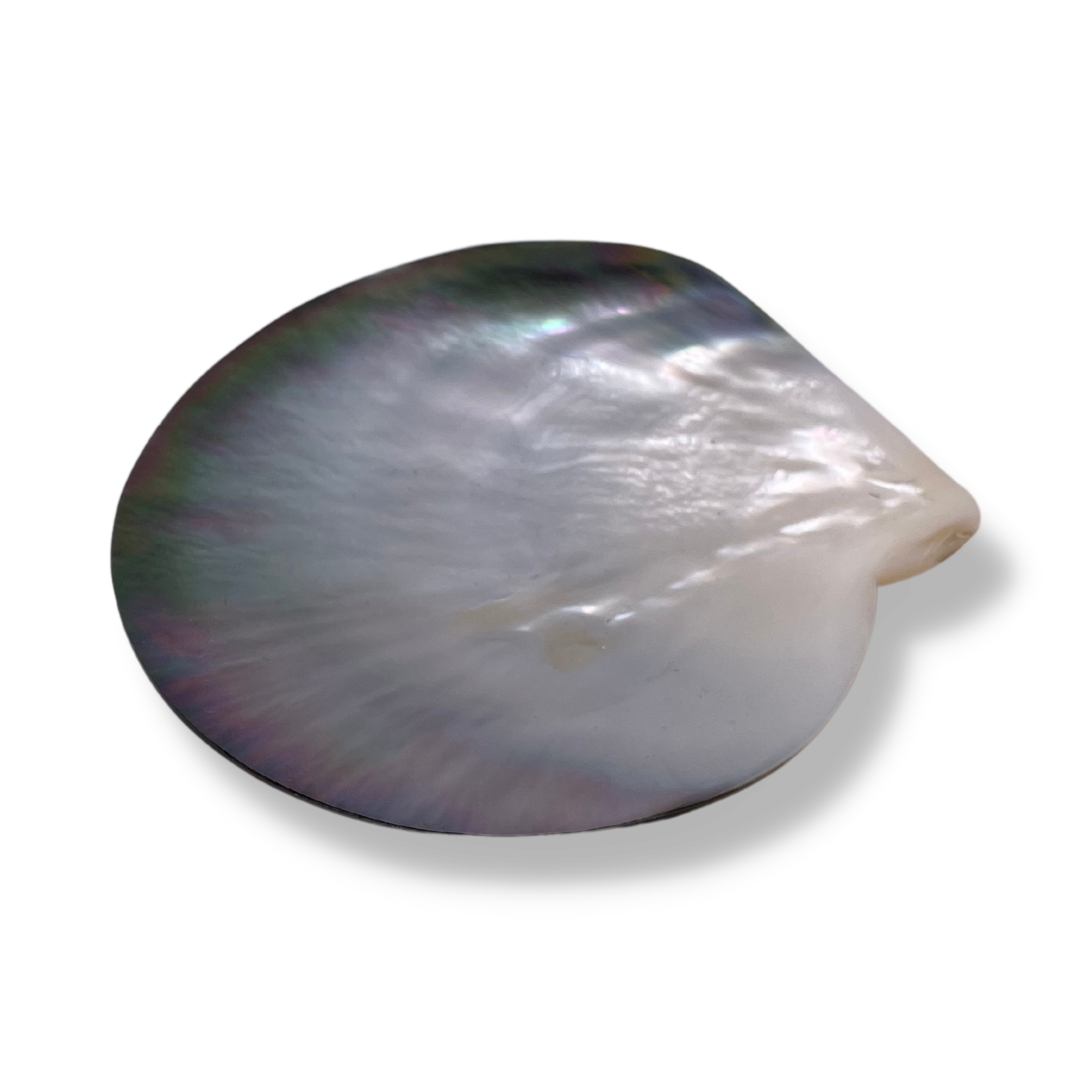 Black Mother of Pearl Serving Plate Oh! Caviar Authentic Russian